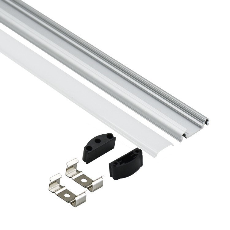 25X03 mm LED Rimless Strip Aluminum Profile for LED Strip Cabinet Light LED Ceiling Light LED Cupboard Light
