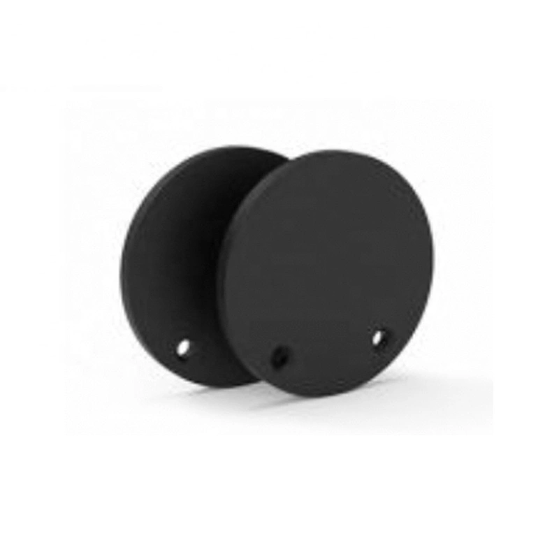 Black Anodized 28mm Diameter Round Aluminum Profile for LED Strips