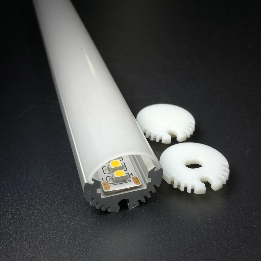 20mm Diameter Circular Extrusion Aluminium Channel Profile Housing for LED Tapes