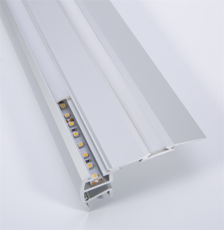 Step Aluminum Profile LED Stair Nosing Light for Cinema