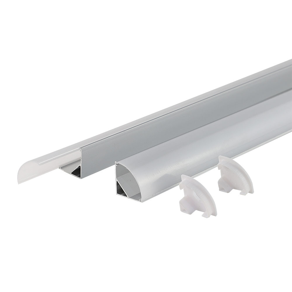 V-Shape Aluminum Channel Profile 90° Degrees Angle for LED Strips