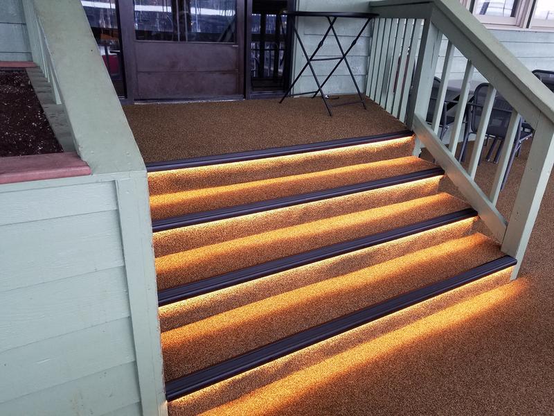 LED Step Stair Nosing Aluminum LED Profile for Housing Staircase